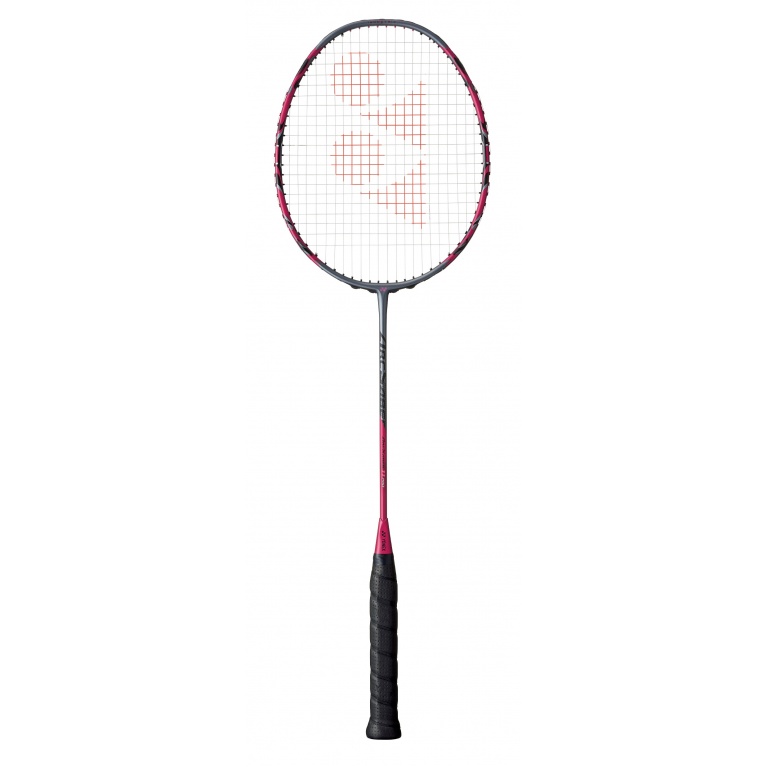 Yonex rakieta do badmintona ARC Saber 11 Pro (wyważona, sztywna, wyprodukowana w Japonii) szaro/czerwona - niestrunowana -